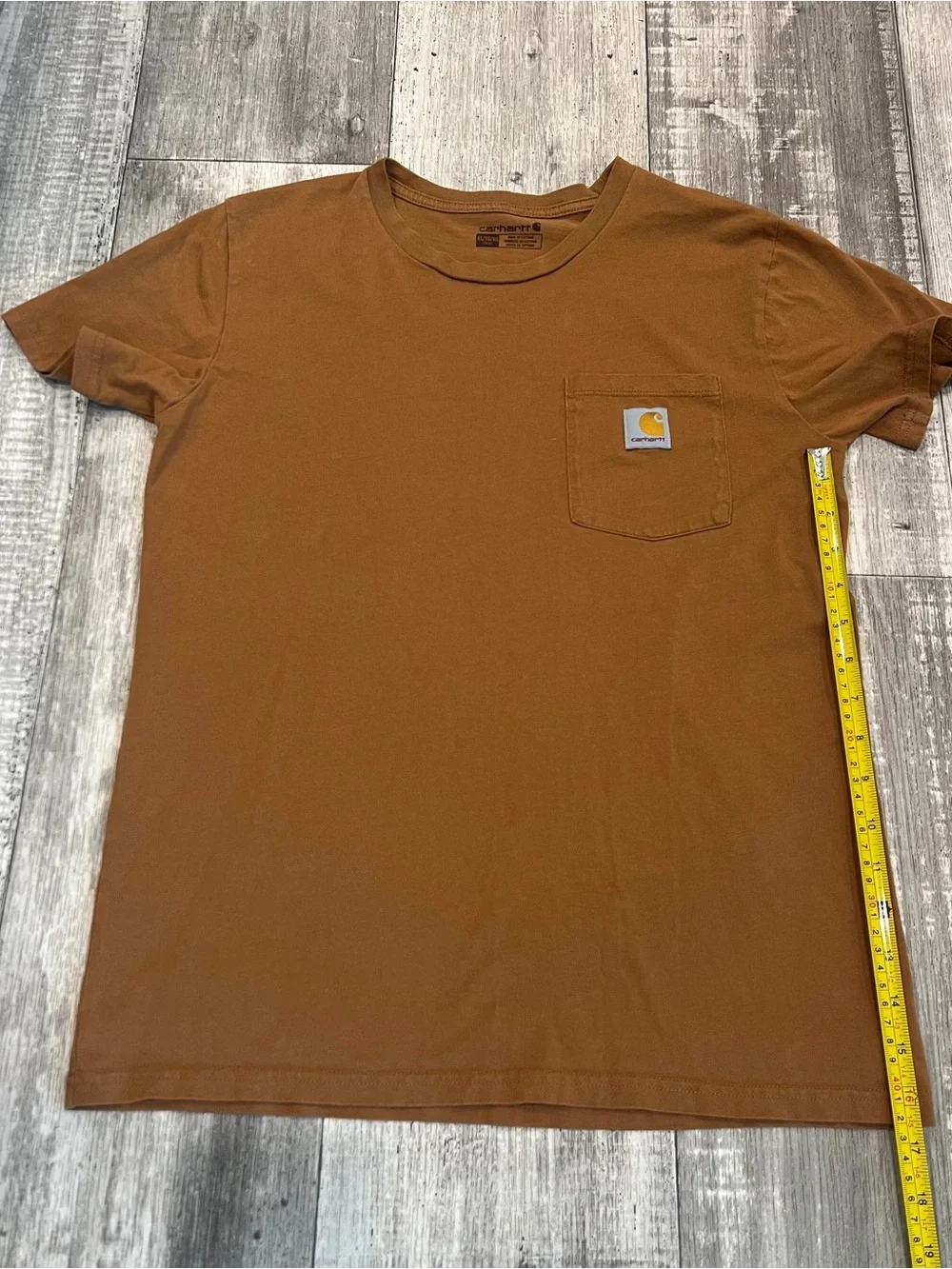 Carhartt Youth XL Pocket Tee in Carhartt Brown